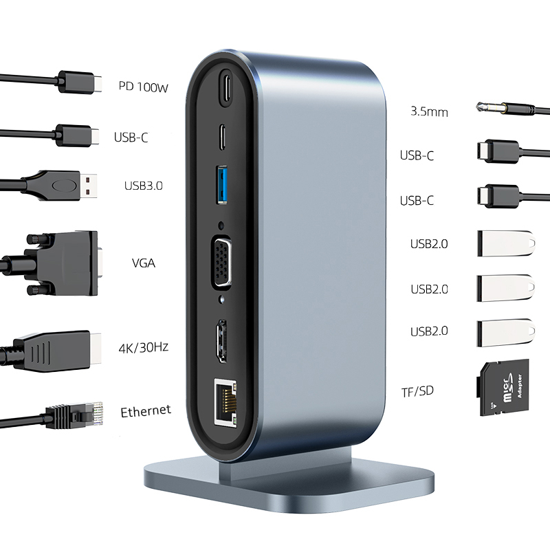 USB C 3.0 HUB Type C to Multi  - 4 Hdmi Multi Monitor Video Card 4K ulasan dan harga