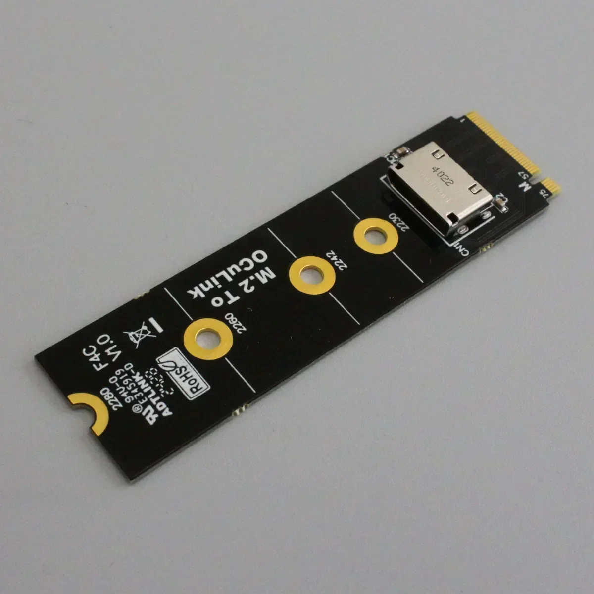 ADT PCIe 4.0 64Gbps OcuLink Ex - Oculink Egpu Dock Graphics Card ulasan dan harga