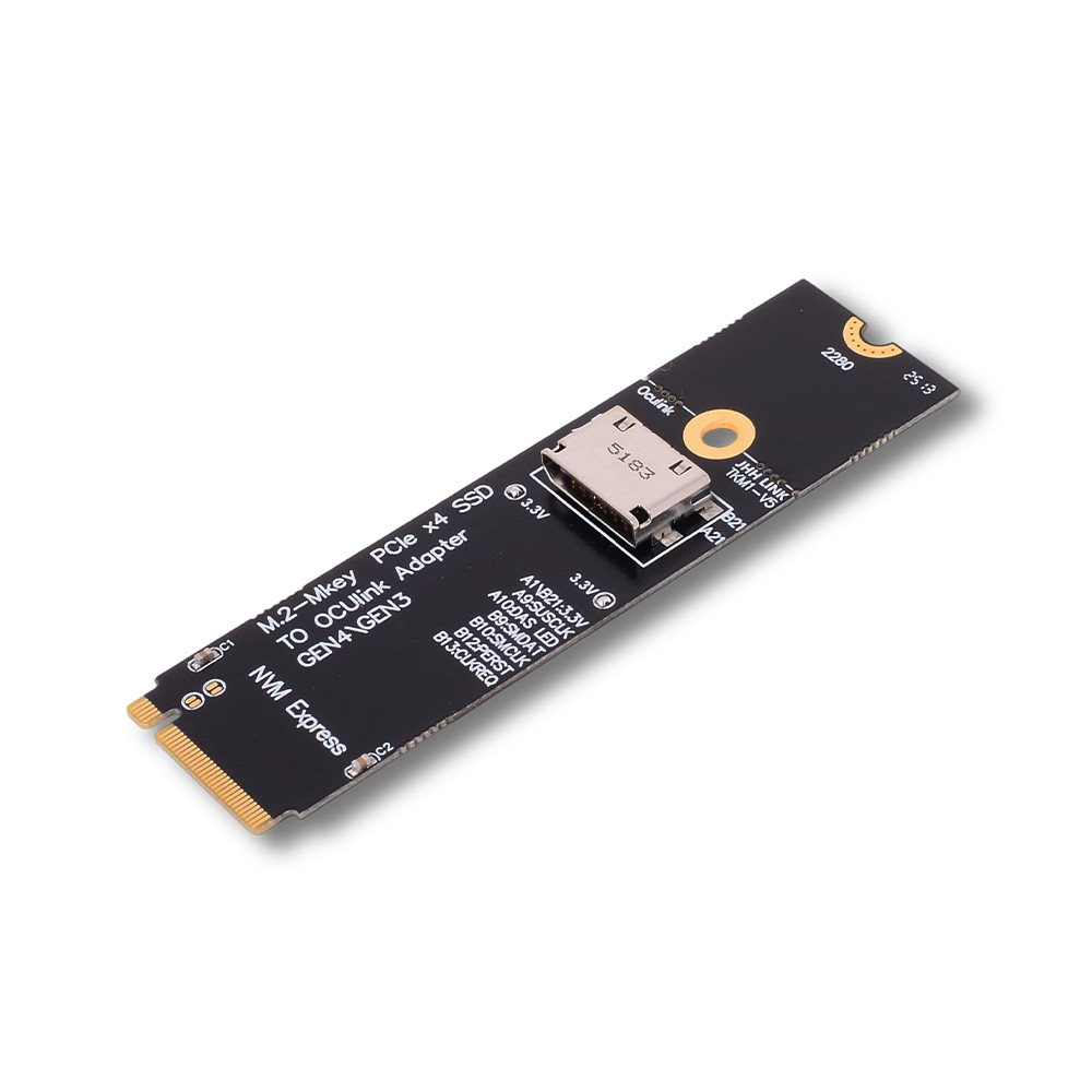ADT-Link PCIe 5.0 X4 to OCuLin - Oculink Egpu Dock Graphics Card ulasan dan harga