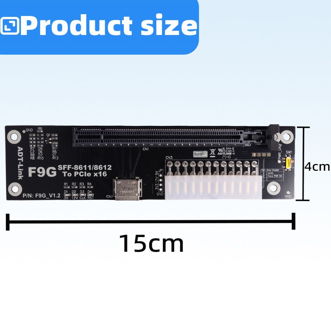 eGPU Dock PCIe 5.0 x4 128Gbps  - Oculink Egpu Dock Graphics Card ulasan dan harga
